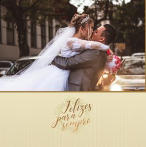 Casamento Branco e dourado