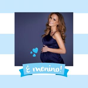 Ch� de beb� azul