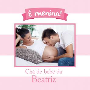 Ch� de beb� rosa
